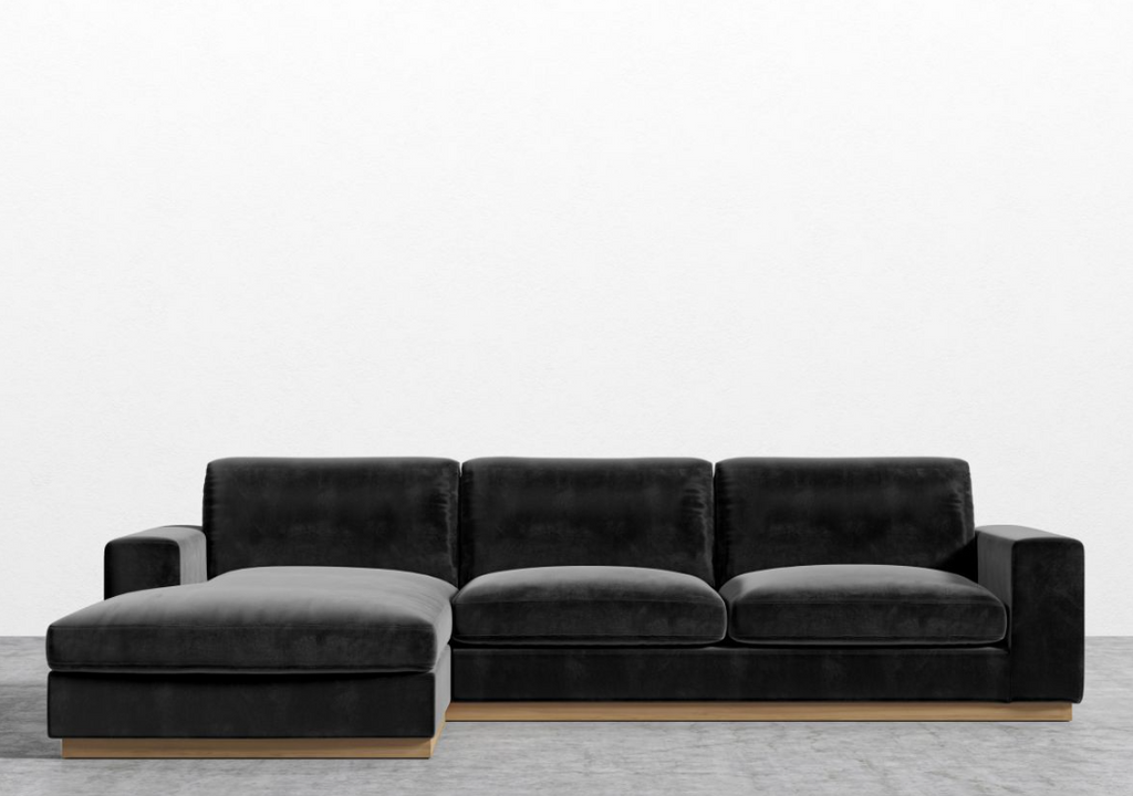 Noah Sectional, Brass Base