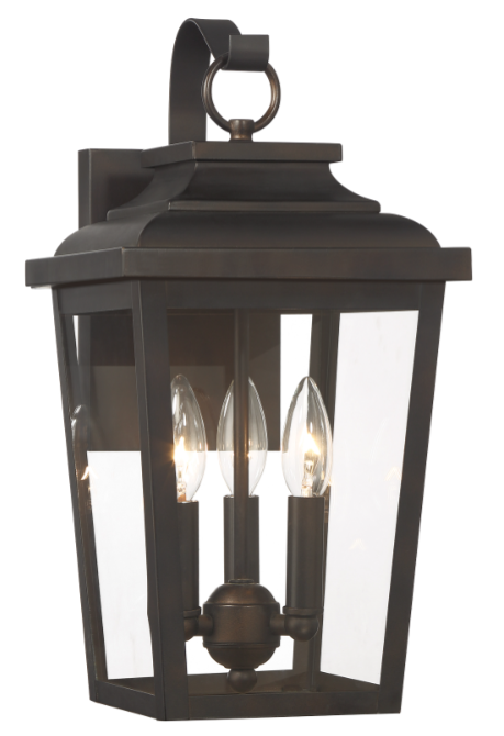 Irvington Manor - 3 Light Wall Mount, 16.75"