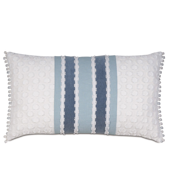 Penelope Striped Decorative Pillow, Cloud Faux Down