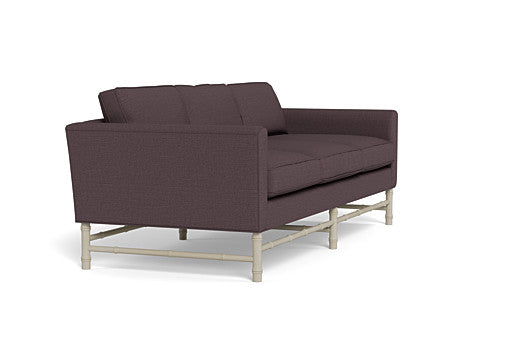 Bamboo Sofa - Washed Linen - Brown
