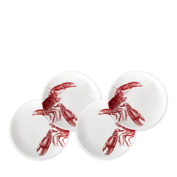 LOBSTERS RED CANAPÃ‰S SET OF 4