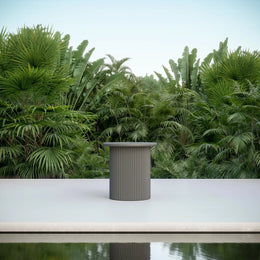 Palma - Side Table - Charcoal