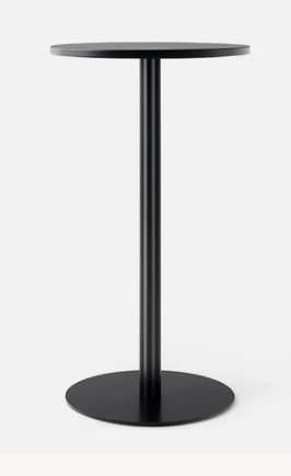 Harbour Column Bar Table, 24 in, Black/Black