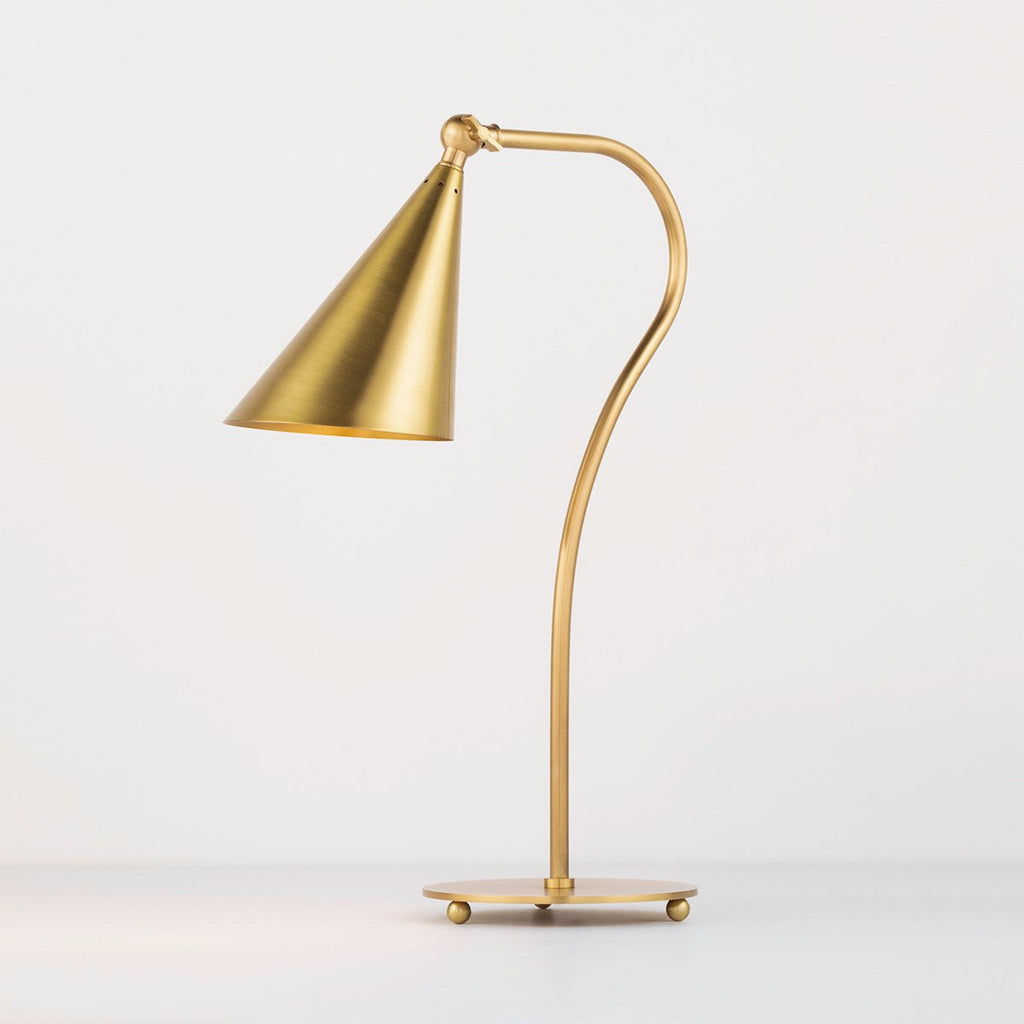 Lupe Table Lamp - Aged Brass