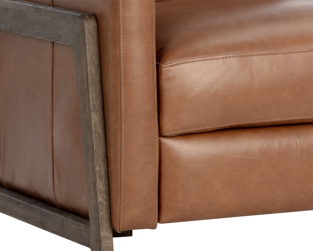 Brandon Recliner : Shalimar Tobacco Leather