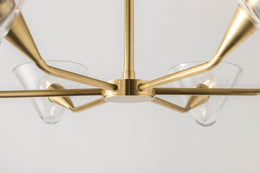 Isabella Chandelier 5" - Aged Brass