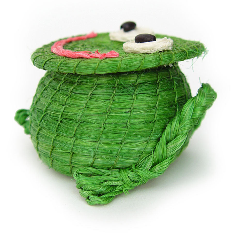 Freddy Frog Lidded Basket