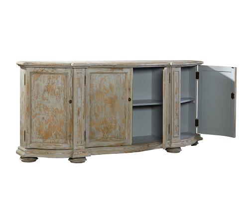 Washed Blue Briquette Sideboard