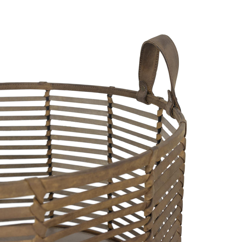 Finn Leather Basket