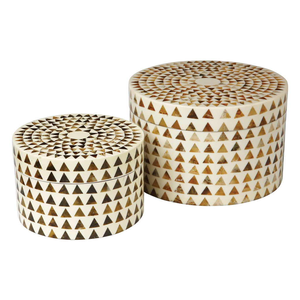 Triangle Stripe Box : Triangle Stripe Box (Large / Round)