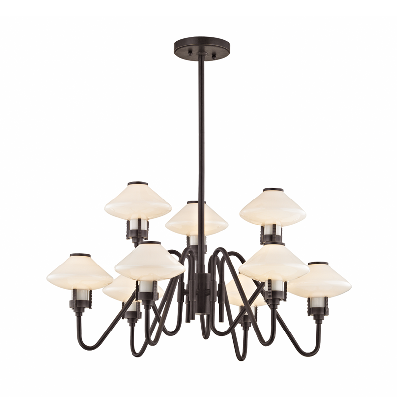 Knowles Chandelier 29" - Old Bronze