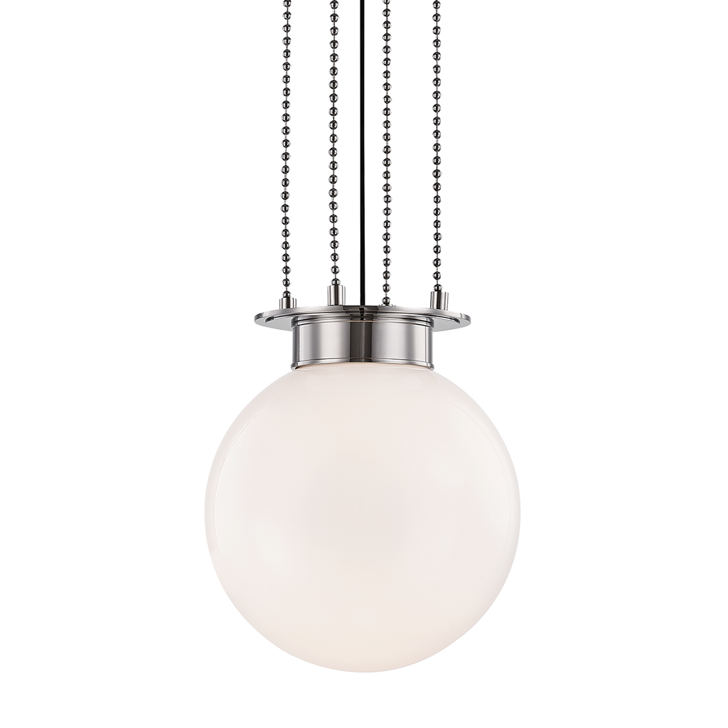 Gunther Pendant 15" - Polished Nickel