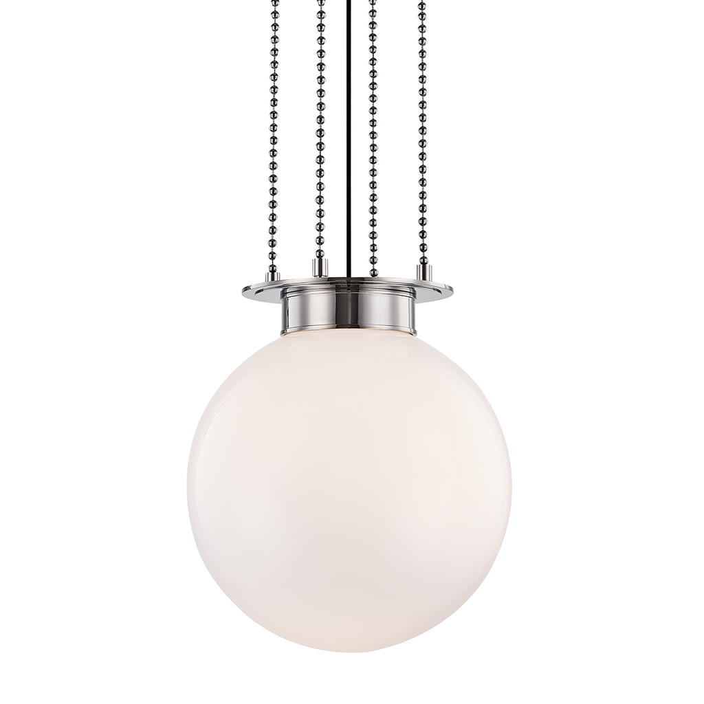 Gunther Pendant 18" - Polished Nickel