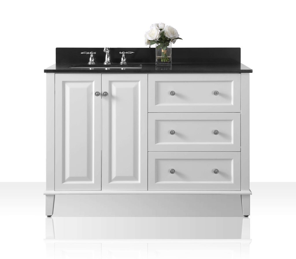 Hannah 48 Inch Off-Centered Bath Vanity Set