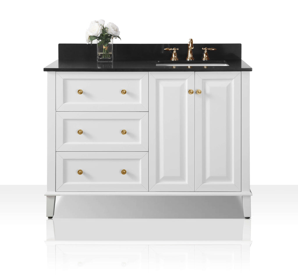 Hannah 48 Inch Off-Centered Bath Vanity Set