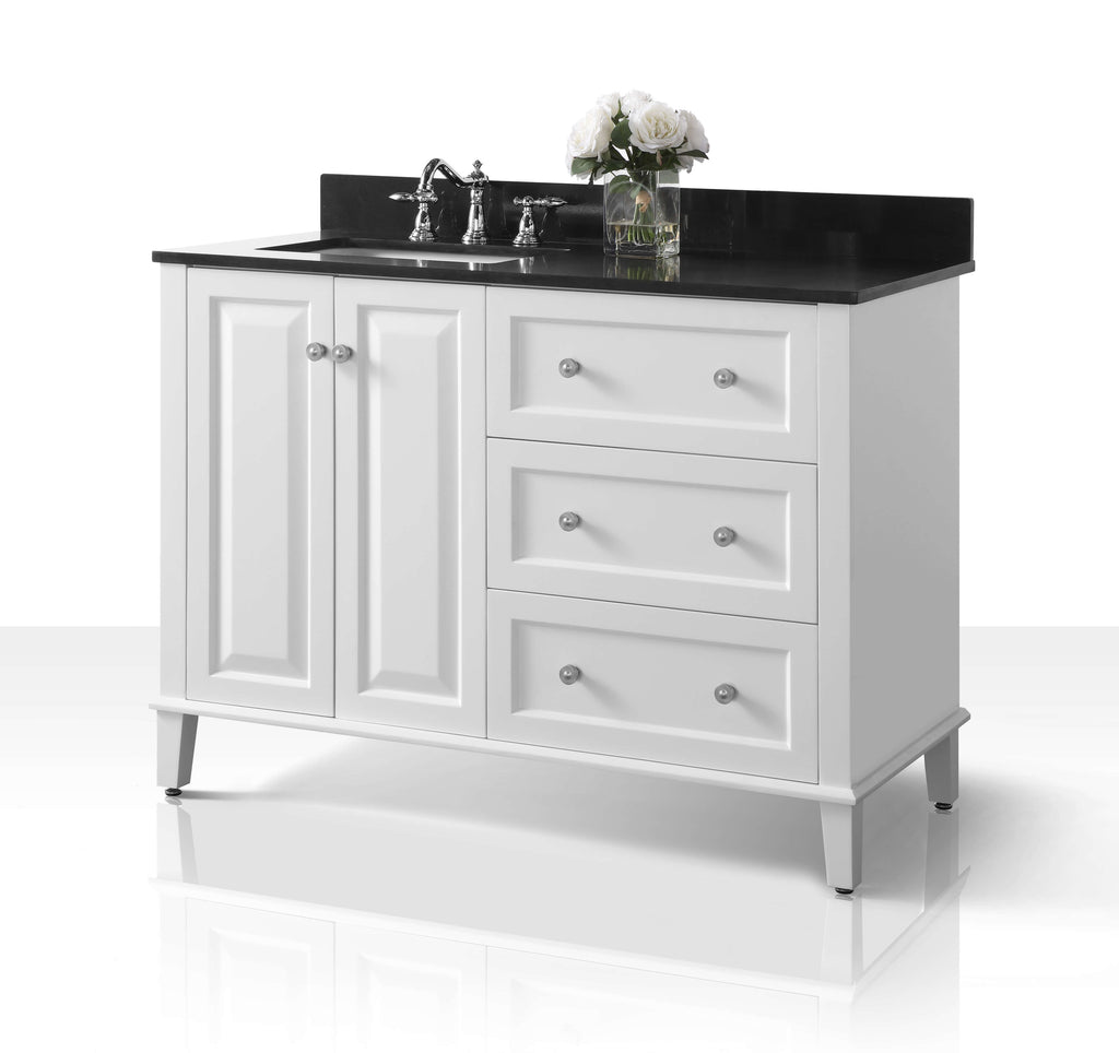 Hannah 48 Inch Off-Centered Bath Vanity Set