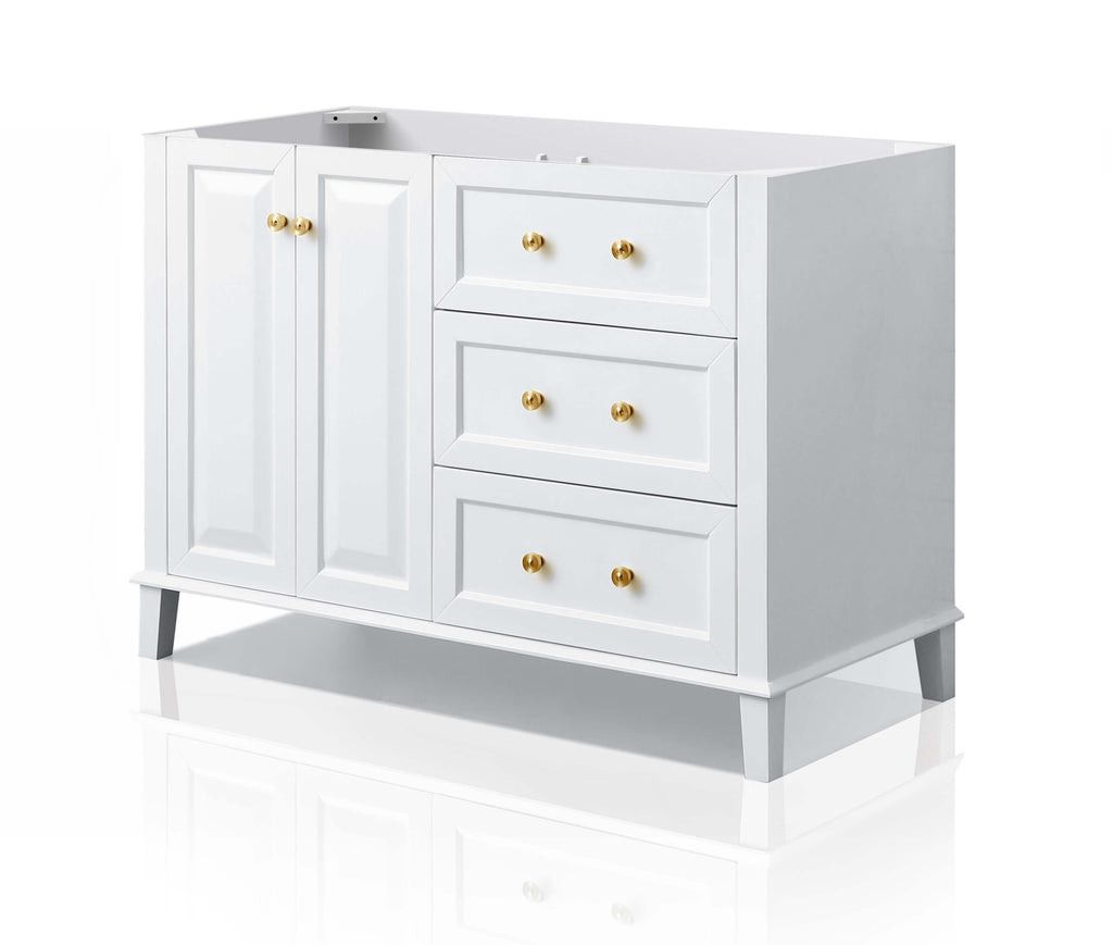 Hannah 48 Inch Off-Centered Bath Vanity Set