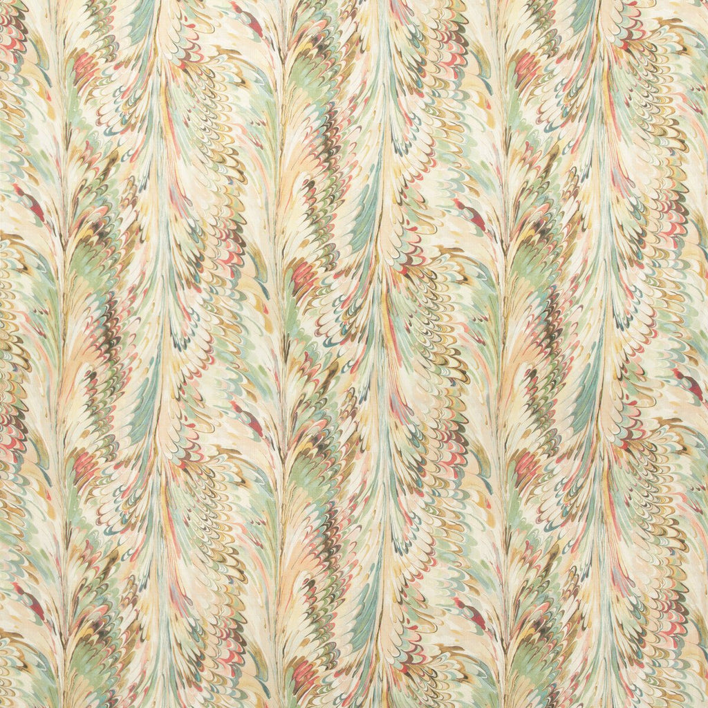 Taplow Print - Juniper/Petal