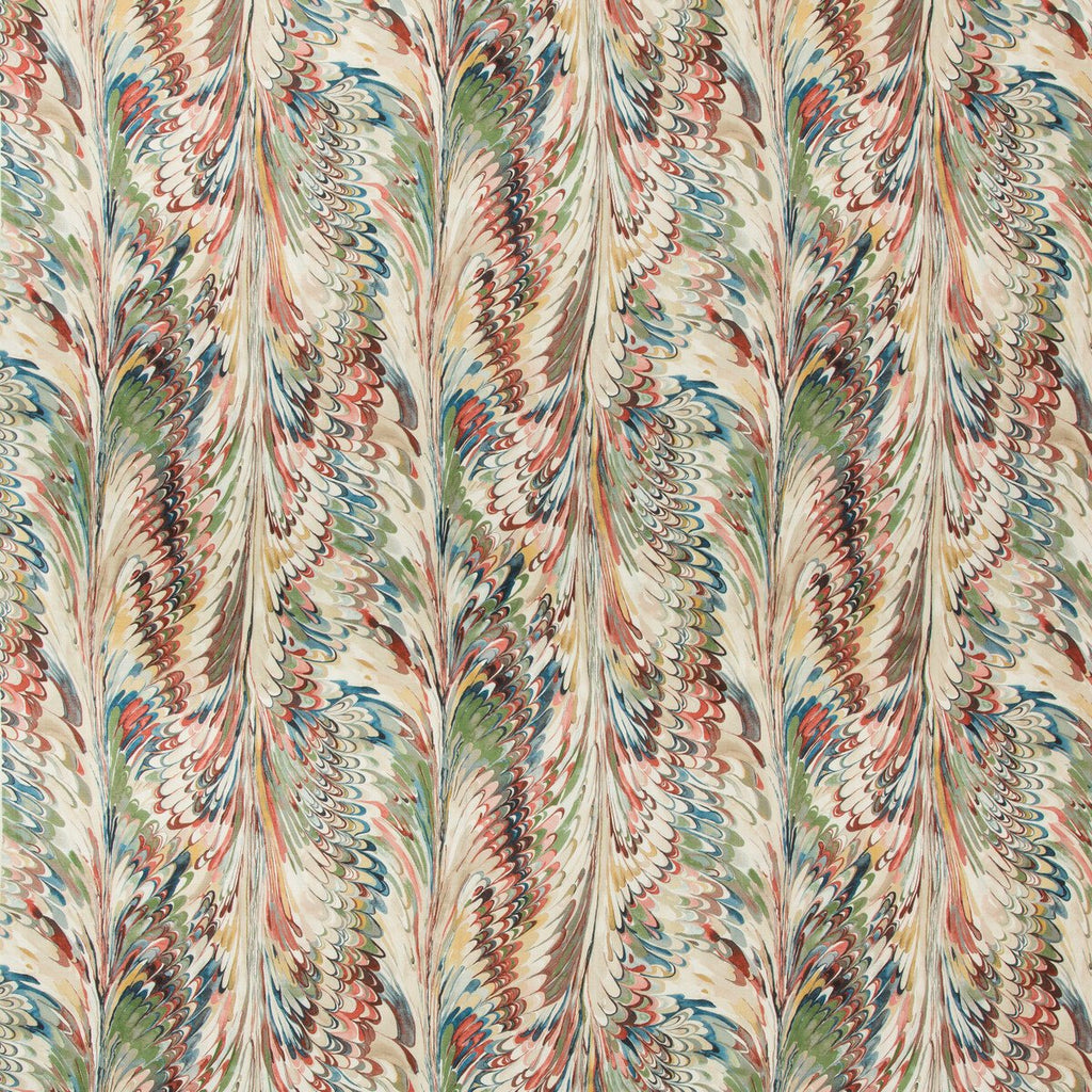 Taplow Print - Spice/Leaf