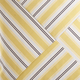 Ottoman Stripe Pillow - Yellow