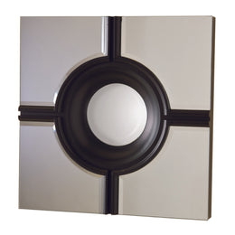 Bull's Eye Cross Mirror : Bull's Eye Cross Mirror (Black)