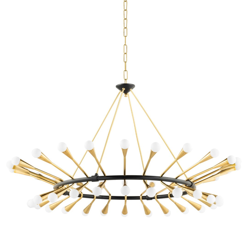 Aries Chandelier - Brass/Bronze