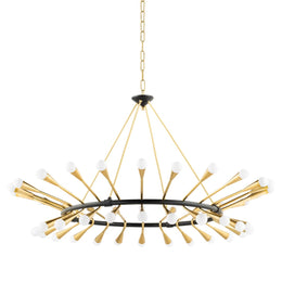 Aries Chandelier - Brass/Bronze