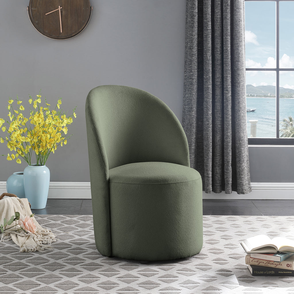 Hautely Boucle Fabric Accent - Dining Chair