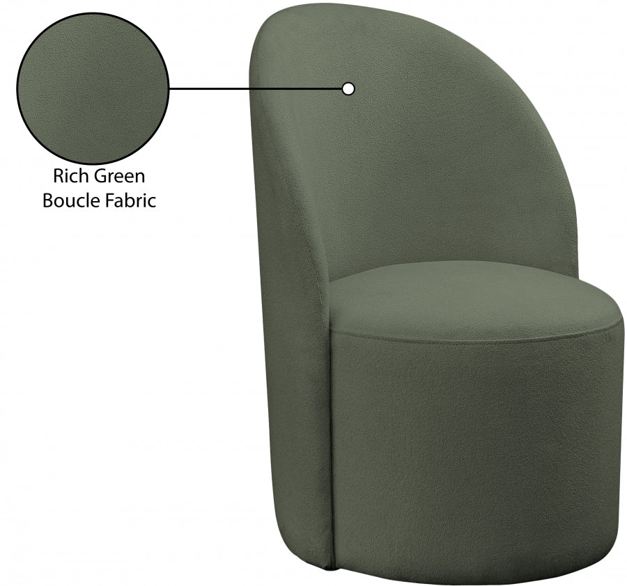 Hautely Boucle Fabric Accent - Dining Chair