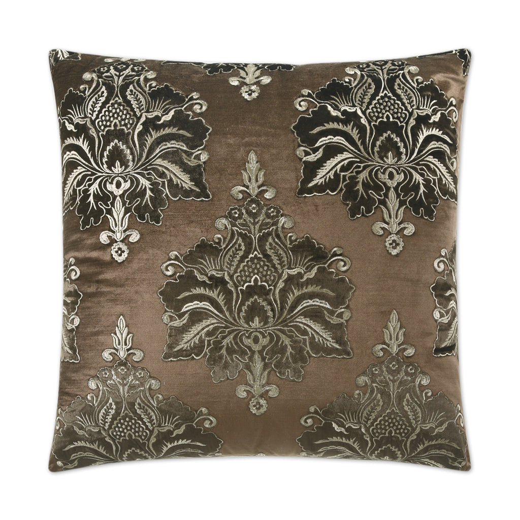 Taj Mahal Pillow - Brown