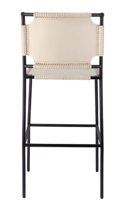 Asher Bar Stool-White