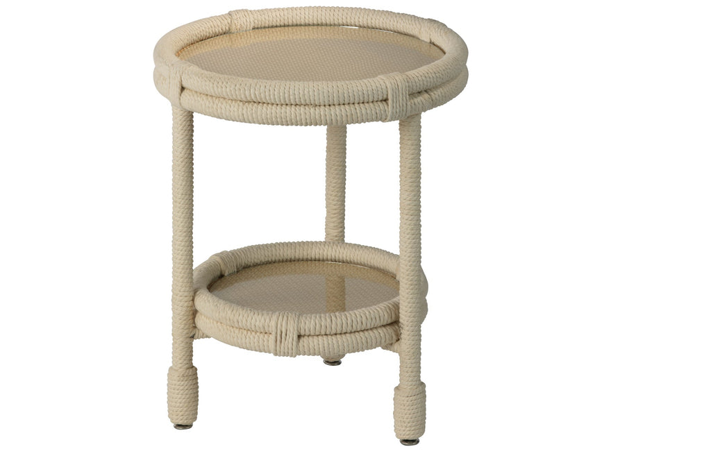 Delta Side Table-White