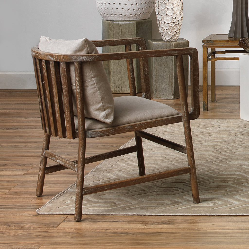 Greyson Arm Chair-Beige