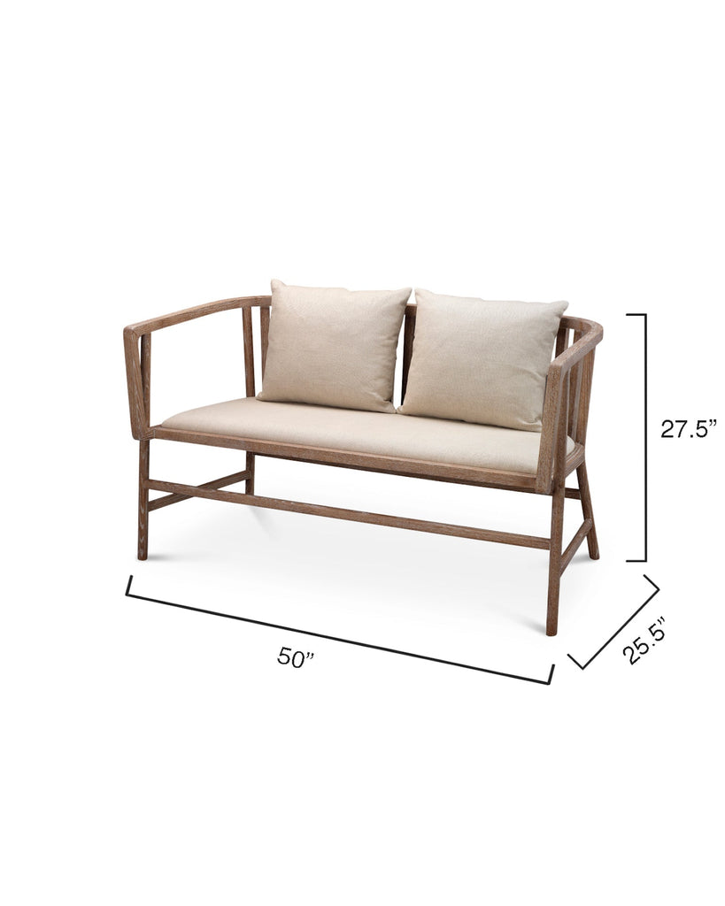 Greyson Settee-Beige