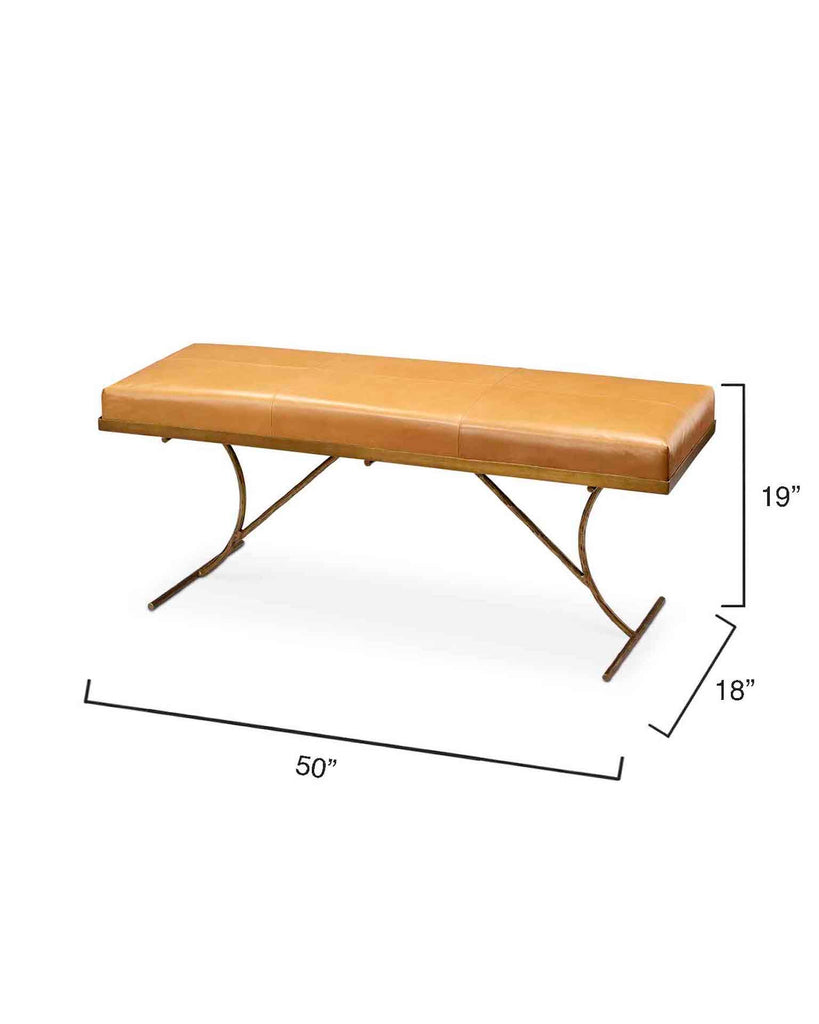 Kai Bench-Antique Brass