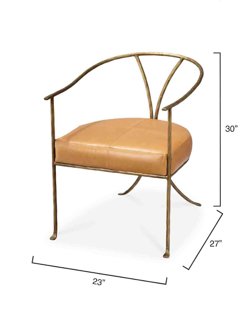 Kai Chair-Antique Brass