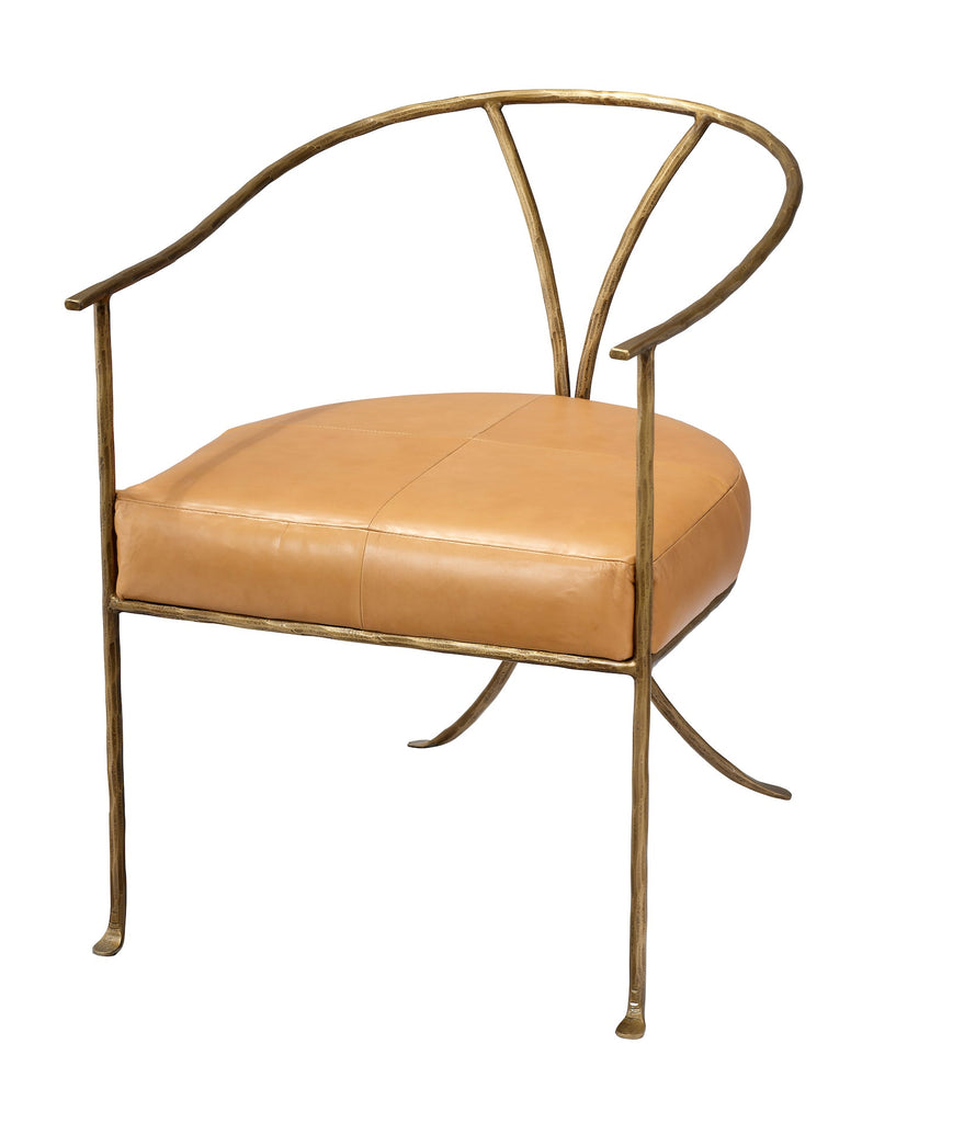 Kai Chair-Antique Brass