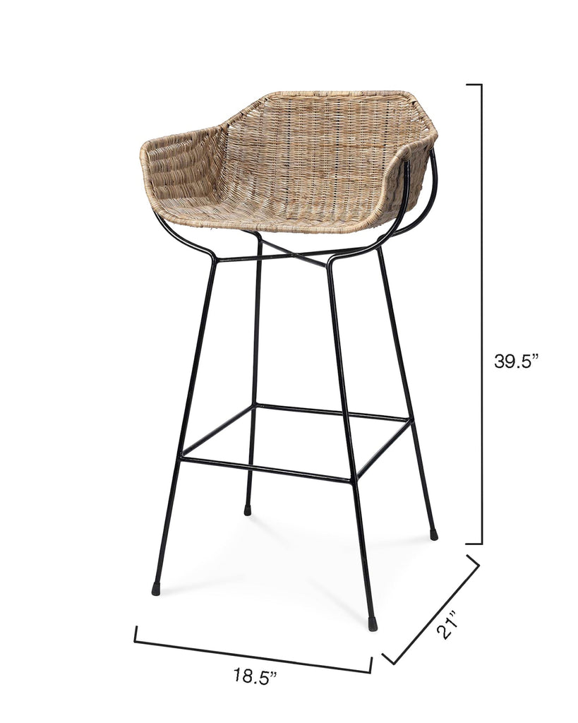 Nusa Bar Stool-Brown