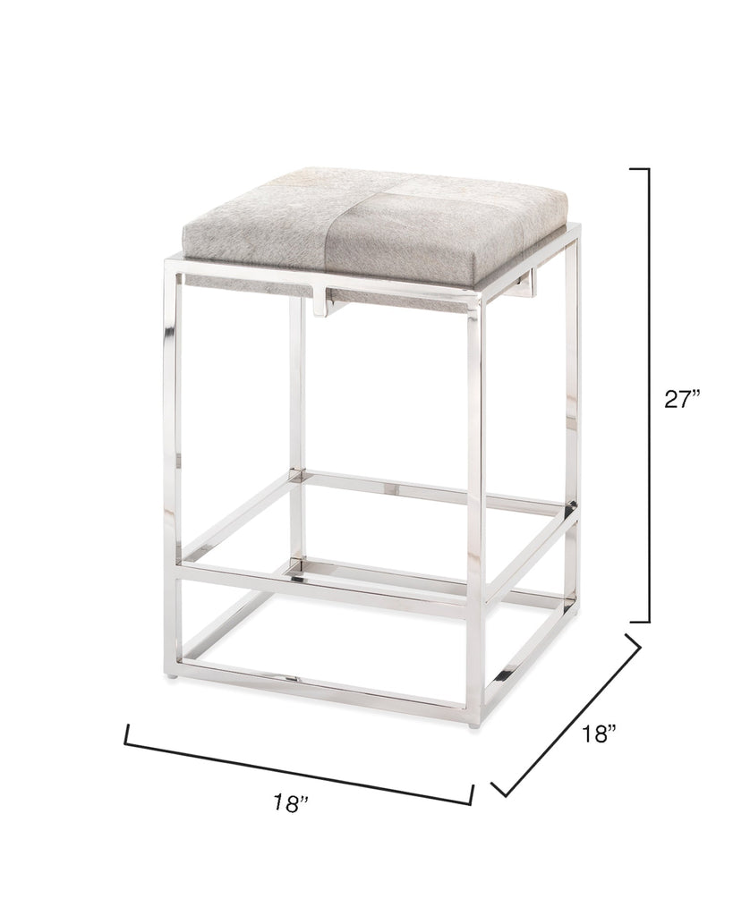 Shelby Counter Stool-Grey