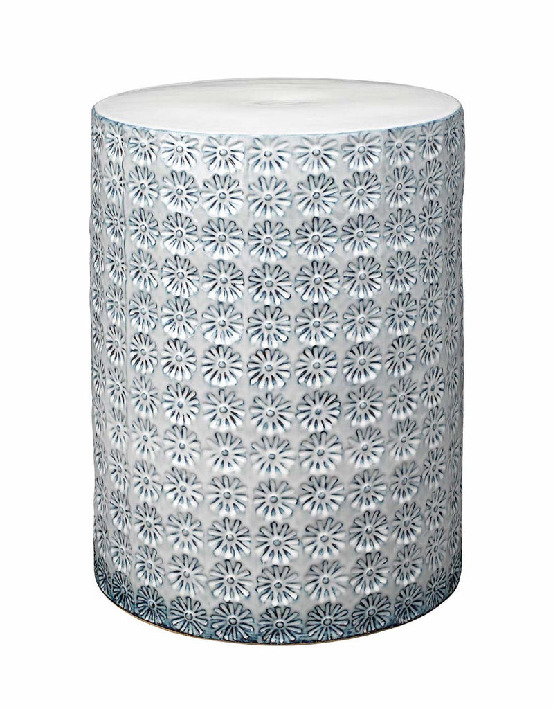 Wildflower Side Table-Blue-20WILD-STWH