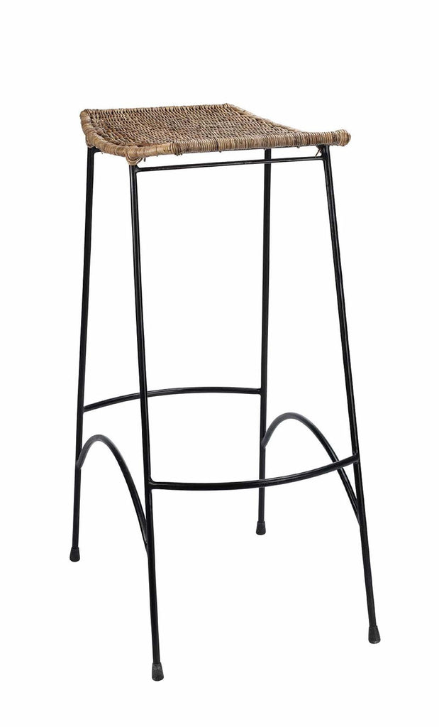 Wing Bar Stool-Brown