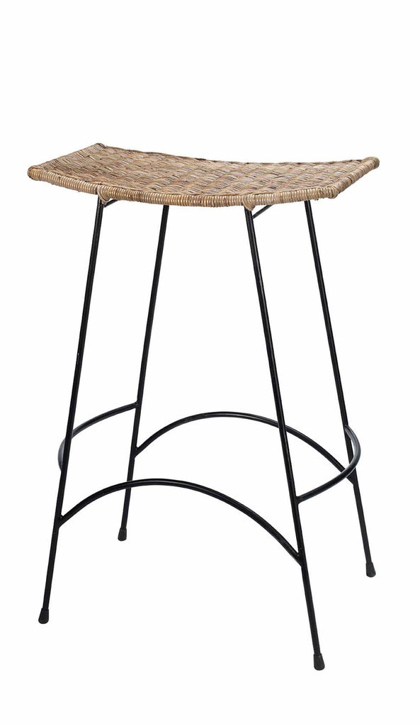 Wing Bar Stool-Brown