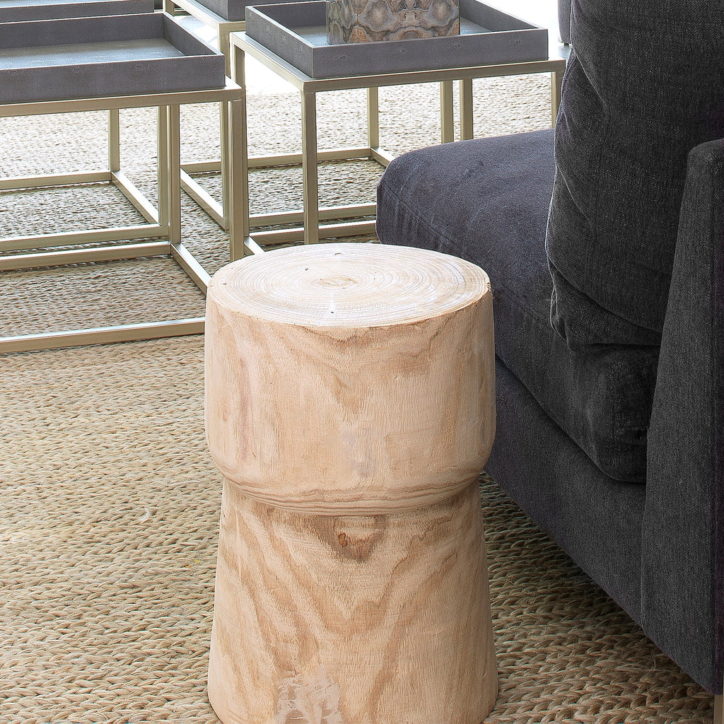Yucca Side Table-Brown