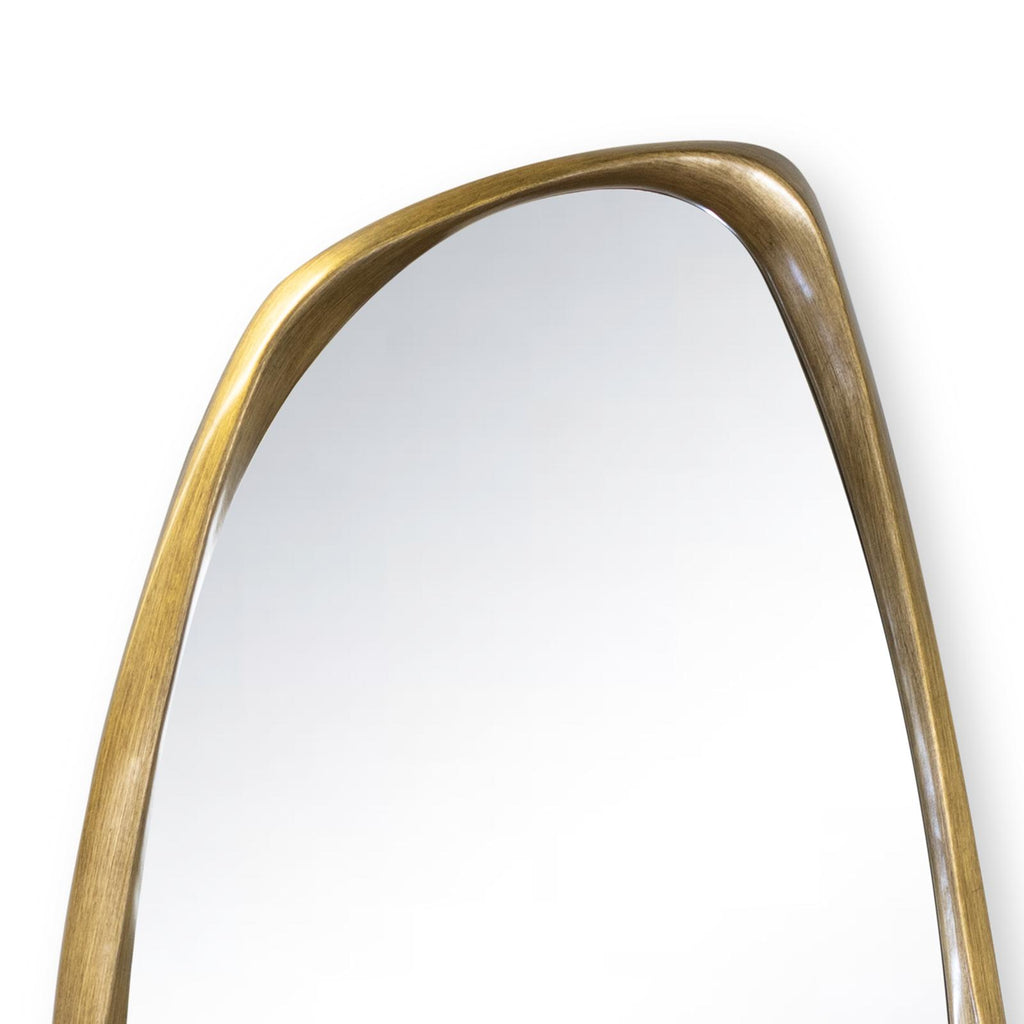 Galet Mirror (Antique Gold Leaf)