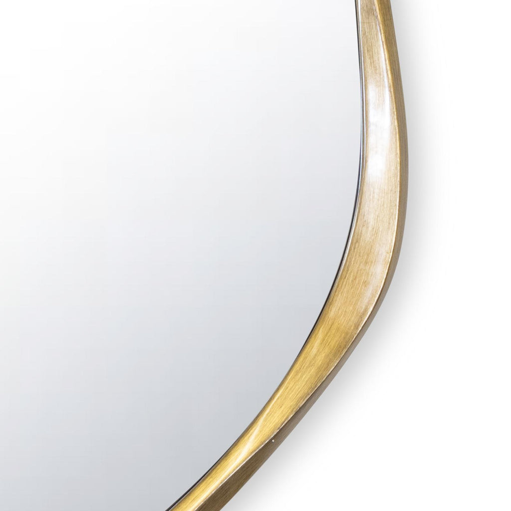 Galet Mirror (Antique Gold Leaf)