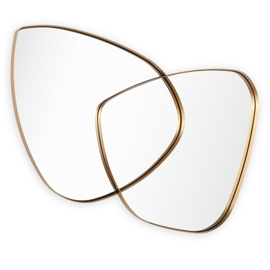 Harmony Mirror - Natural Brass