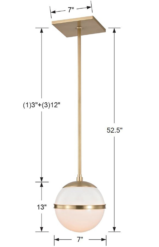 Brian Patrick Flynn Truax 1 Light Mini Pendant