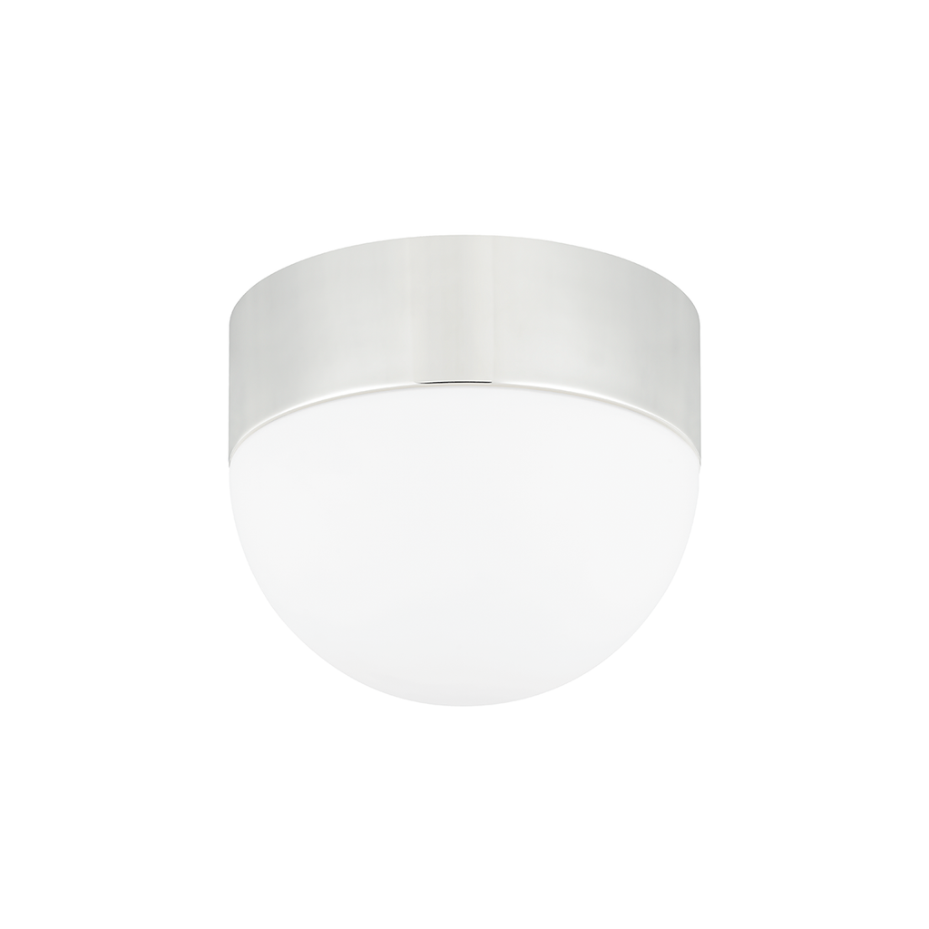 Adams 2 Light Flush Mount - Polished Nickel