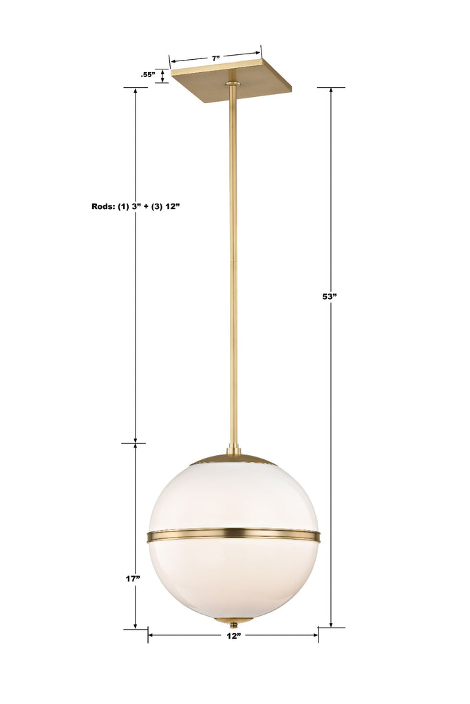 Brian Patrick Flynn Truax 1 Light Mini Pendant