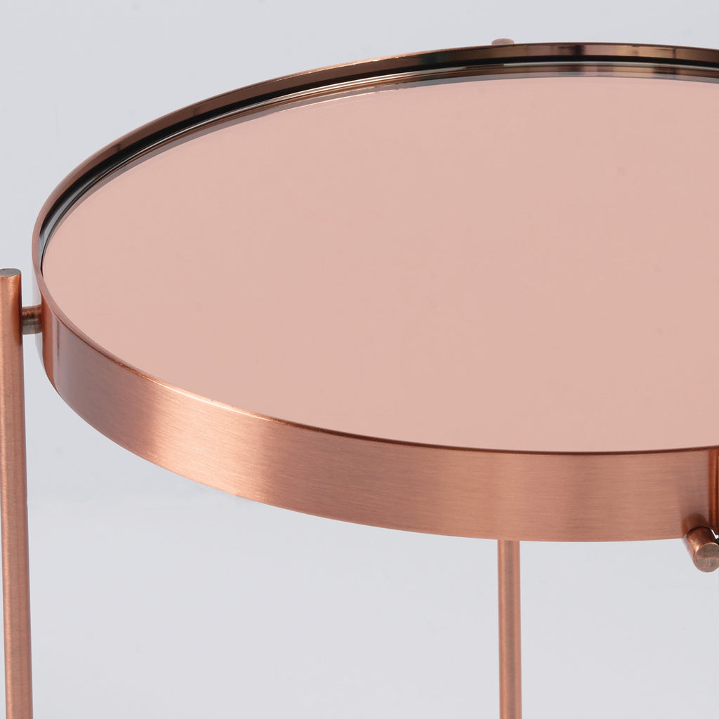 Trinity Side Table - Copper